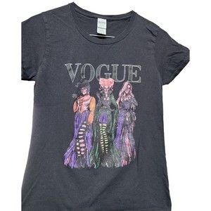 Hocus Pocus Vogue Witches Size Medium Black Halloween T-Shirt